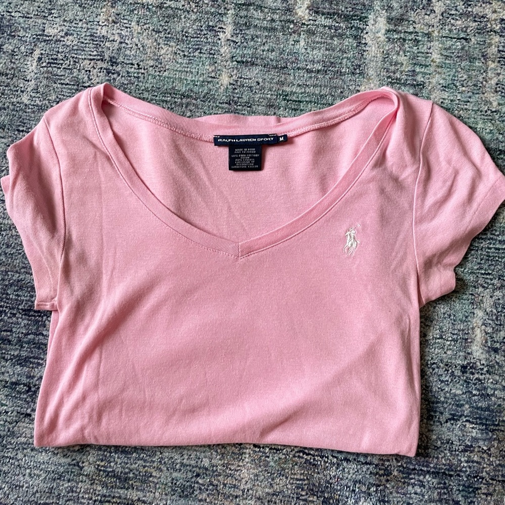 Pink Ralph Lauren shirt